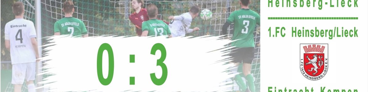 Eintracht I gewinnt in 1.FC Heinsberg/Lieck mit 3:0