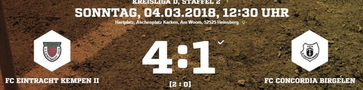 Eintracht II gewinnt den Rückrundenauftakt 4:1 gegen Birgelen