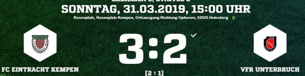 Eintracht I verspielt gegen Unterbruch erst ein 2:0, gewinnt am Ende aber doch 3:2