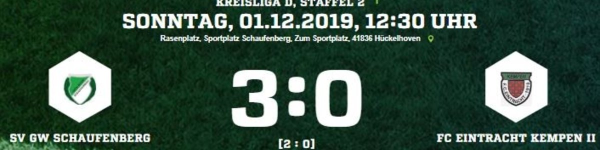 Eintracht II unterliegt in Schaufenberg 0:3