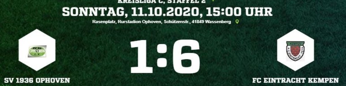 Eintracht I ohne Probleme gegen Schlusslicht SV Ophoven