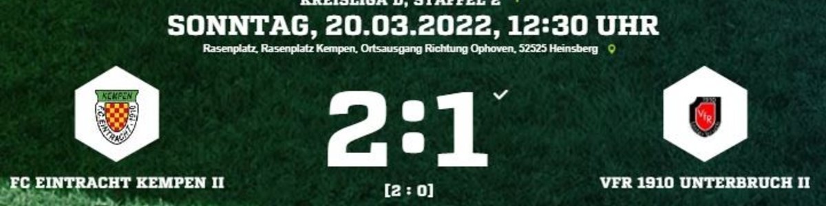 Eintracht II schlägt Unterbruch II im Lokalderby 2:1