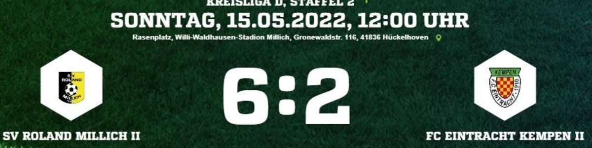 Eintracht II unterliegt bei Tabellenführer Millich II mit 2:6